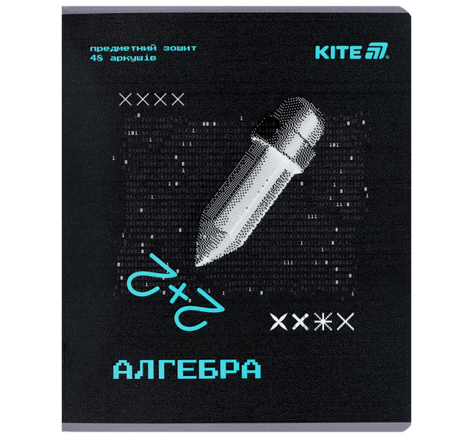 Зошит предметний Kite Techno алгебра 48 аркушів, клітинка Предметка