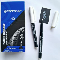 Маркер білий Centropen 2686/11 Permanent White 1,2 мм