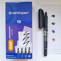 Маркер Centropen 2636/01 Permanent ОНР 2636/01 F 0,6 мм чорний