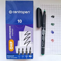 Маркер Centropen 2636/01 Permanent OНР 2636/01 F 0,6 мм зелений