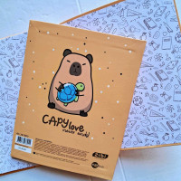 Щоденник шкільний CAPYBARA, A5+, 40 арк., тверда інтегральна обкладинка, матова ламінація