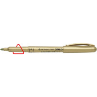 Маркер Centropen 2690/12 Gold, 1.5–3 мм, золотий, спиртовий Маркер Centropen 2690/12 Gold, 1.5–3 мм, золотий, спиртовий