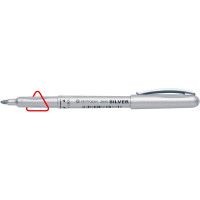 Маркер Centropen Silver 2690/13, 1.5–3 мм, срібний Маркер Centropen Silver 2690/13, 1.5–3 мм, срібний
