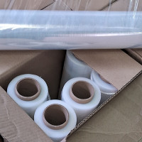 Стрейч плівка пакувальна 20 мкрн х 500мм х 2,5 кг прозора Плівка для транспортування Пакувальна плівка