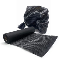 Папір стільниковий пакувальний 30см х 50 м, в рулоні BLACK/ чорний
