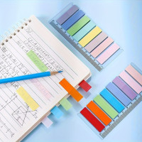 Стікери-закладки Buromax PASTEL пластикові, 12х45 мм, 200 листів, 8 кольорів