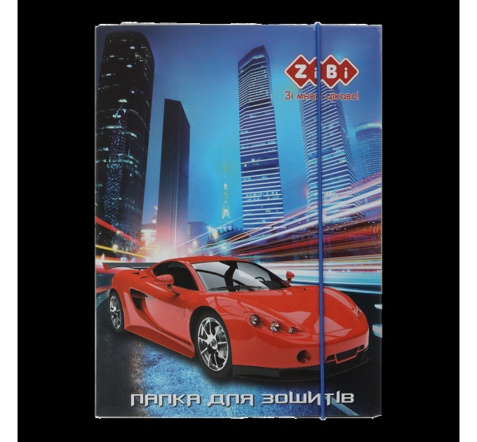 Папка для тетрадей В5+, картон, на резинках, DRIVE KIDS Line