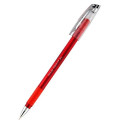 Ручка шариковая Fine Point Deluxe, прорезиненный грипп, длина письма 1500м, красный