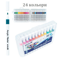 Маркери акрилові Kite Creative, набір 24 шт.