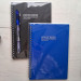 Тетрадь для записей "Office book", А5, 40 л., клетка, на спирали сбоку, пластиковая обложка, микс