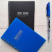 Тетрадь для записей "Note book", А6, 40 л., клетка, на спирали сбоку, пластиковая обложка, микс