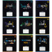 Набор тетрадей предметных А5 Black 48 листов., 9 штук + шпаргалки по предметам