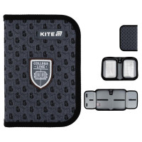 Пенал шкільний Kite K25-622-2, 1 відділення, 2 відвороти, без наповнення