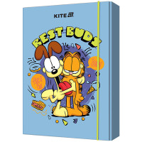 Папка для зошитів Garfield, картон, на гумках, формат В5+
