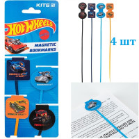 Набір магнітних закладок Hot Wheels, 4 шт