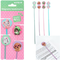 Набір магнітних закладок Studio Pets, 4 шт