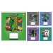 Тетрадь ученическая Yes Minecraft Arrows, А5, 24 л., клетка