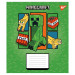 Тетрадь ученическая Yes Minecraft Arrows, А5, 24 л., клетка