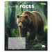 Тетрадь ученическая А5, 24 листа, клетка  "Beasts in Focus"