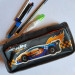 Пенал школьный текстильный Racing, 21×9.5×3.5 см, 2 отделения