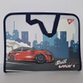 Папка-портфель Yes Drift Attack на молнии, 1 отделение, пластиковая