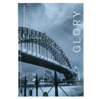 Книга записна А4 Glory, тверда обкладинка, 96 аркушів у клітинку, Зошит А4 Блокнот