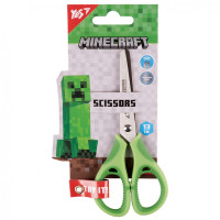 Ножиці дитячі Yes Minecraft 13 см з гумовими вставками Ножиці дитячі зручні Ножиці для дітей
