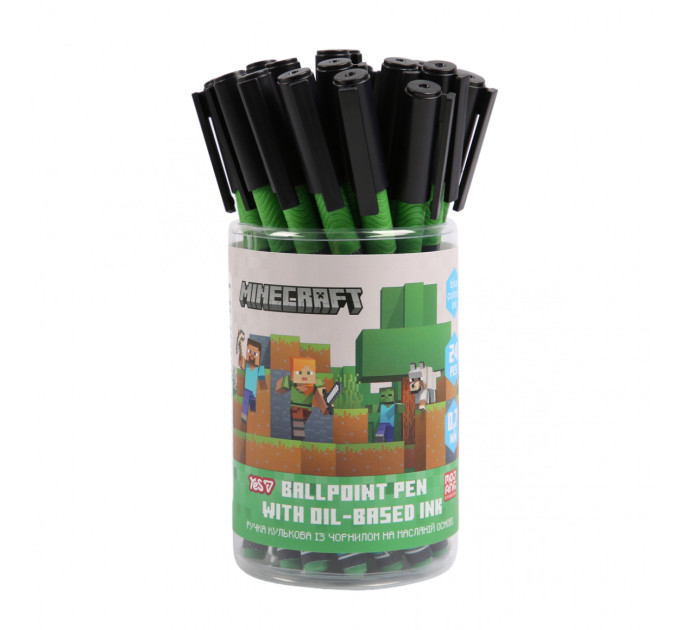 Ручка шариковая Minecraft 0,7мм, синяя