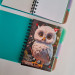 Тетрадь для записей Owl B6, 144 листа, с пластиковыми разделителями