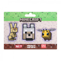 Магніти фігурні Yes Minecraft Spring, Animals 3 шт Для дівчинки