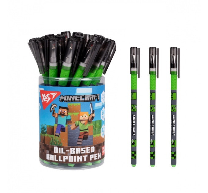 Ручка шариковая Minecraft Heroes 0,7мм, синяя Сменный стержень
