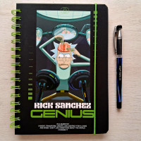 Блокнот на спіралі Rick and Morty А5, 80 арк клітинка