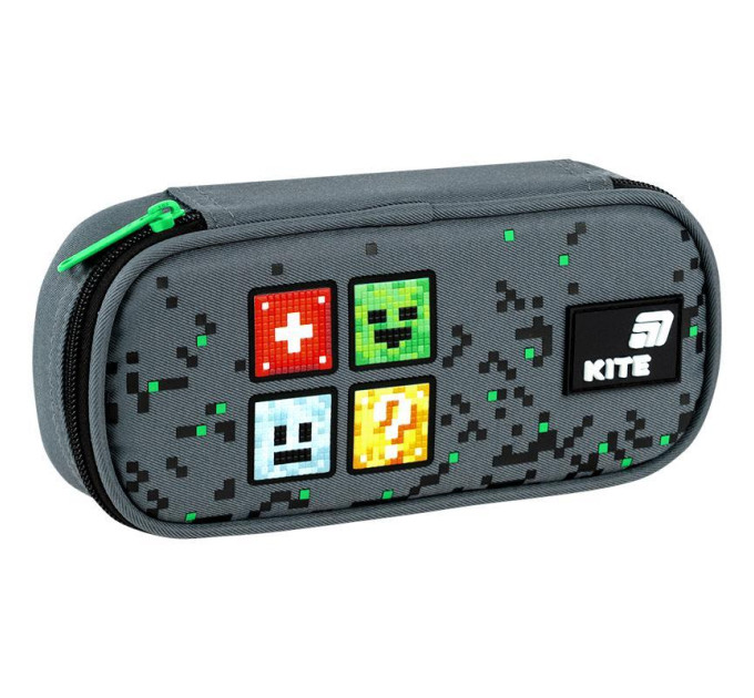 Пенал школьный Kite Pixel, 1 отделение, Пенал для мальчика Пенал для ручек
