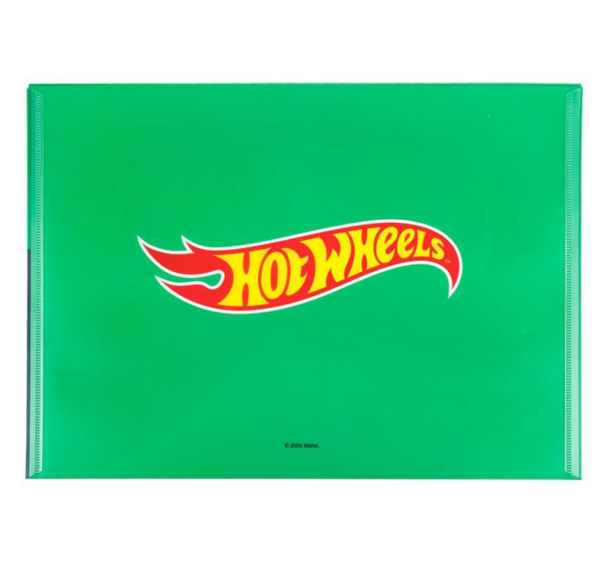 Папка-конверт A4 на кнопке Kite Hot Wheels Папка для факультативных занятий