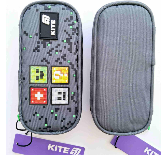 Пенал школьный Kite Pixel, 1 отделение, Пенал для мальчика Пенал для ручек