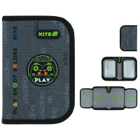 Пенал шкільний Kite Good Game, 1 відділення, 2 відвороти, без наповнення Пенал для хлопчика