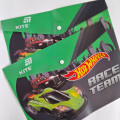 Папка-конверт A4 на кнопке Kite Hot Wheels Папка для факультативных занятий