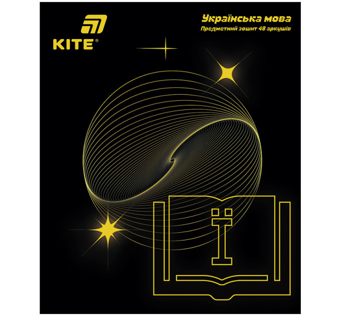 Тетрадь предметная Kite Lumen украинский язык 24 листов, линия Предметка