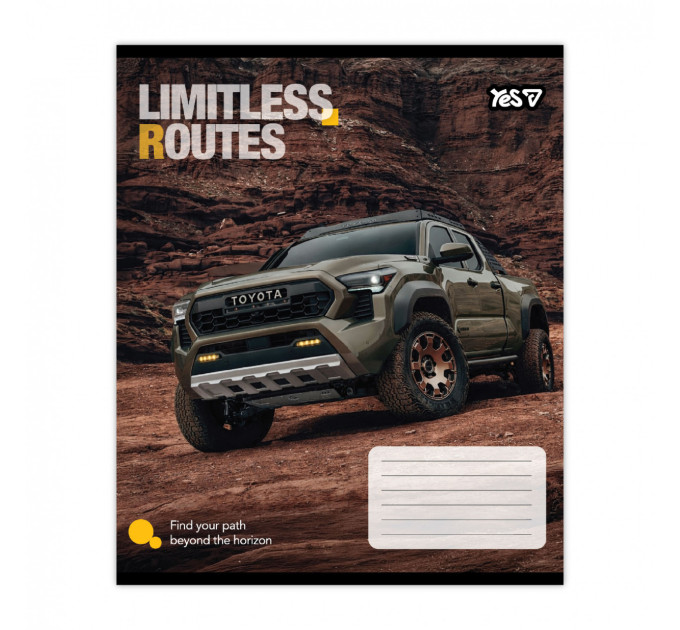 Тетрадь ученическая А5 Limitless routes 48 листов, клетка
