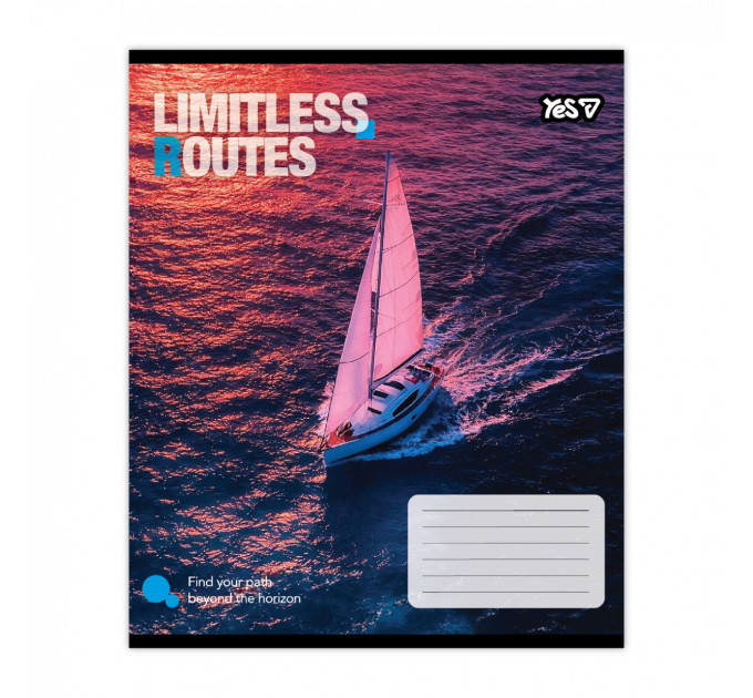 Тетрадь ученическая А5 Limitless routes 48 листов, клетка