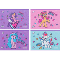 Альбом для малювання Kite My Little Pony 12 аркушів, скоба, папір 100г/м2. Блокнот для малювання