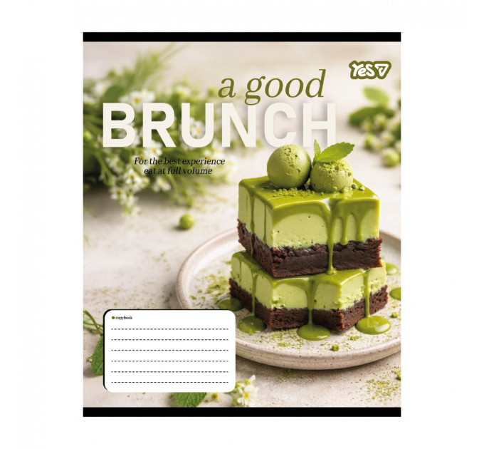 Тетрадь ученическая А5 Yes Brunch 24 л., линия Тетрадь