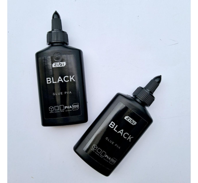 Клей ПВА серії Black ,100 мл ковпачок-дозатор
