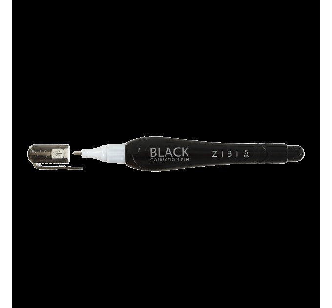 Коректор-ручка Black 5 мл, металевий кінчик Коректор для пеналу