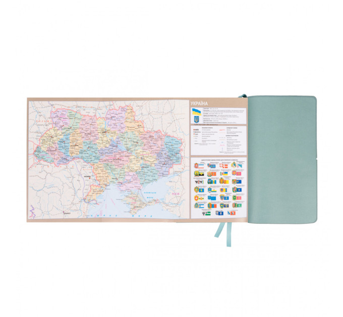 Щоденник 2027 датований Leo Planner Glory 12х20 см, м'який фісташковий